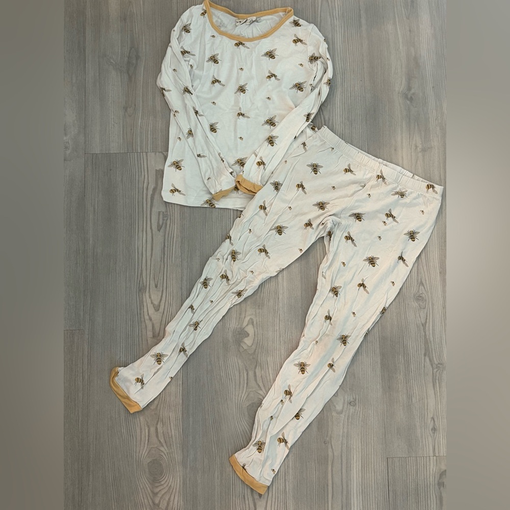 Kyte Baby Bee Print Pajama Set 7T